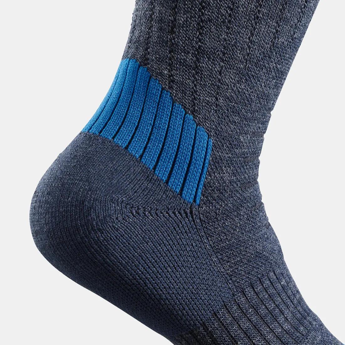 Children's warm hiking socks - SH100 WARM MID - x2 pairs