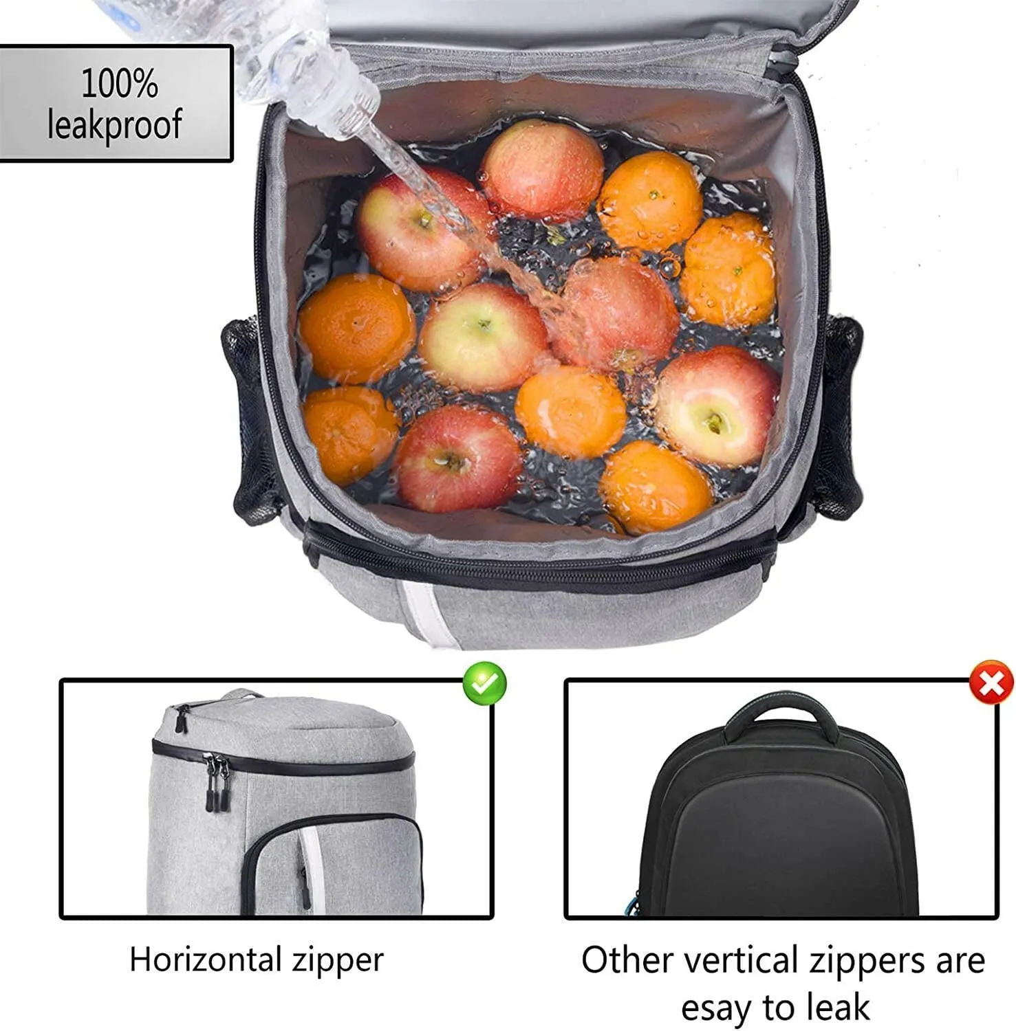 Leakproof Insulated Waterproof Backpack Cooler Bag