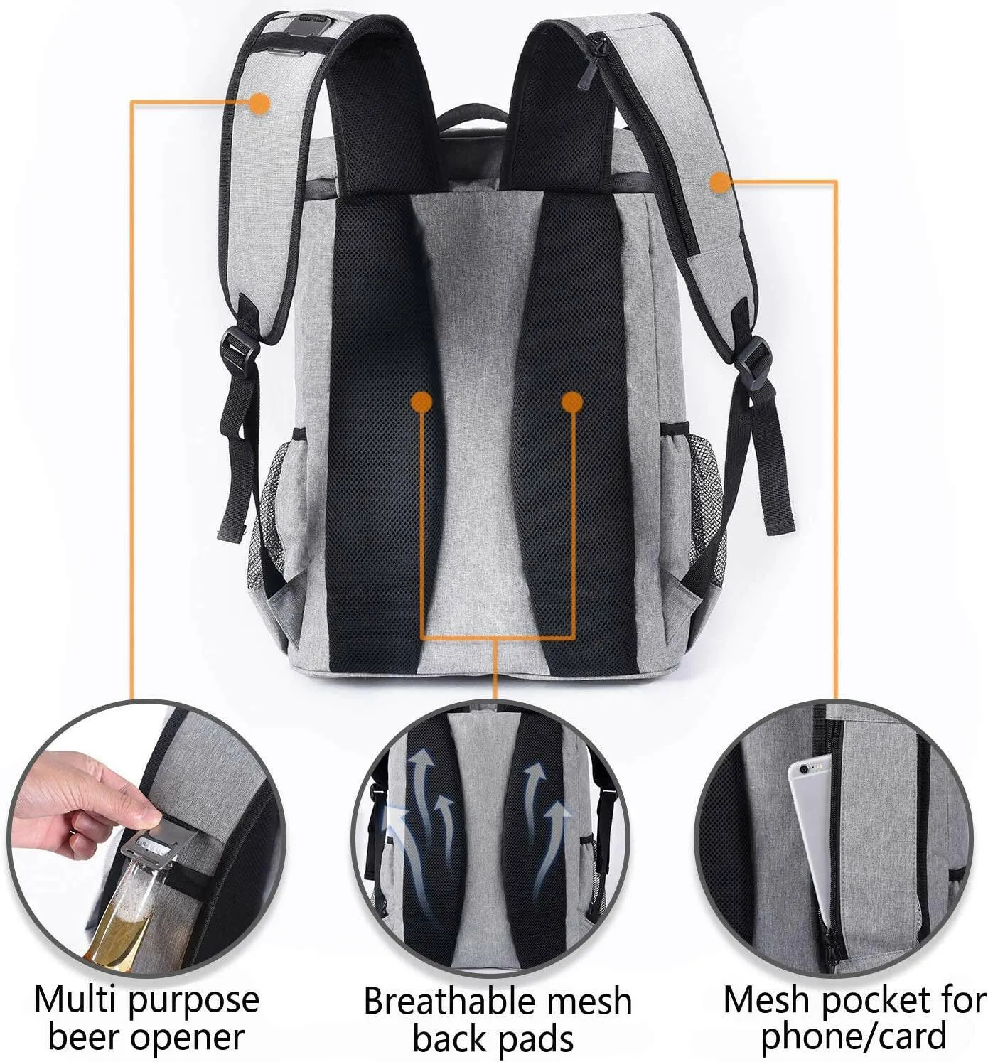 Leakproof Insulated Waterproof Backpack Cooler Bag