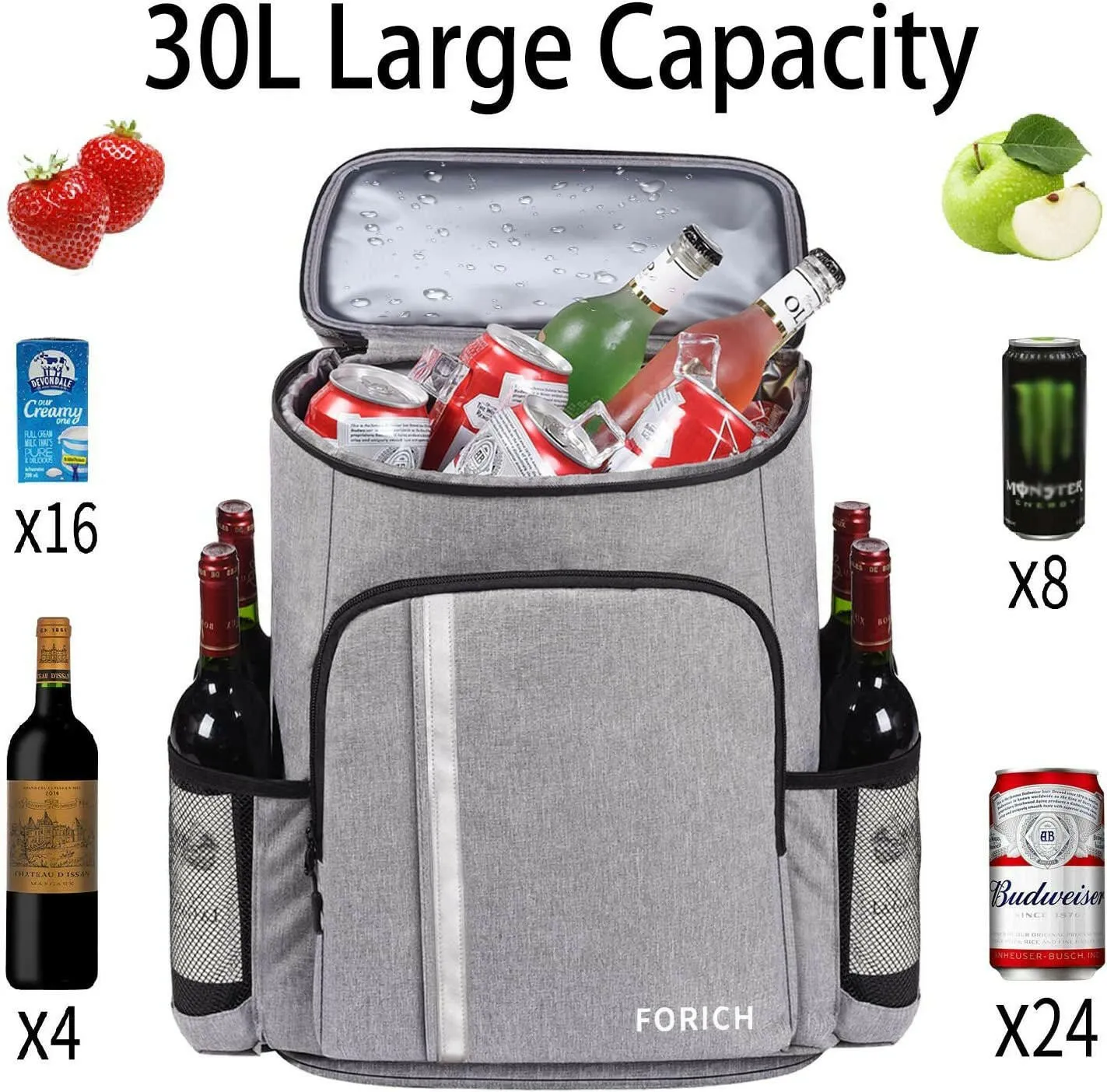 Leakproof Insulated Waterproof Backpack Cooler Bag