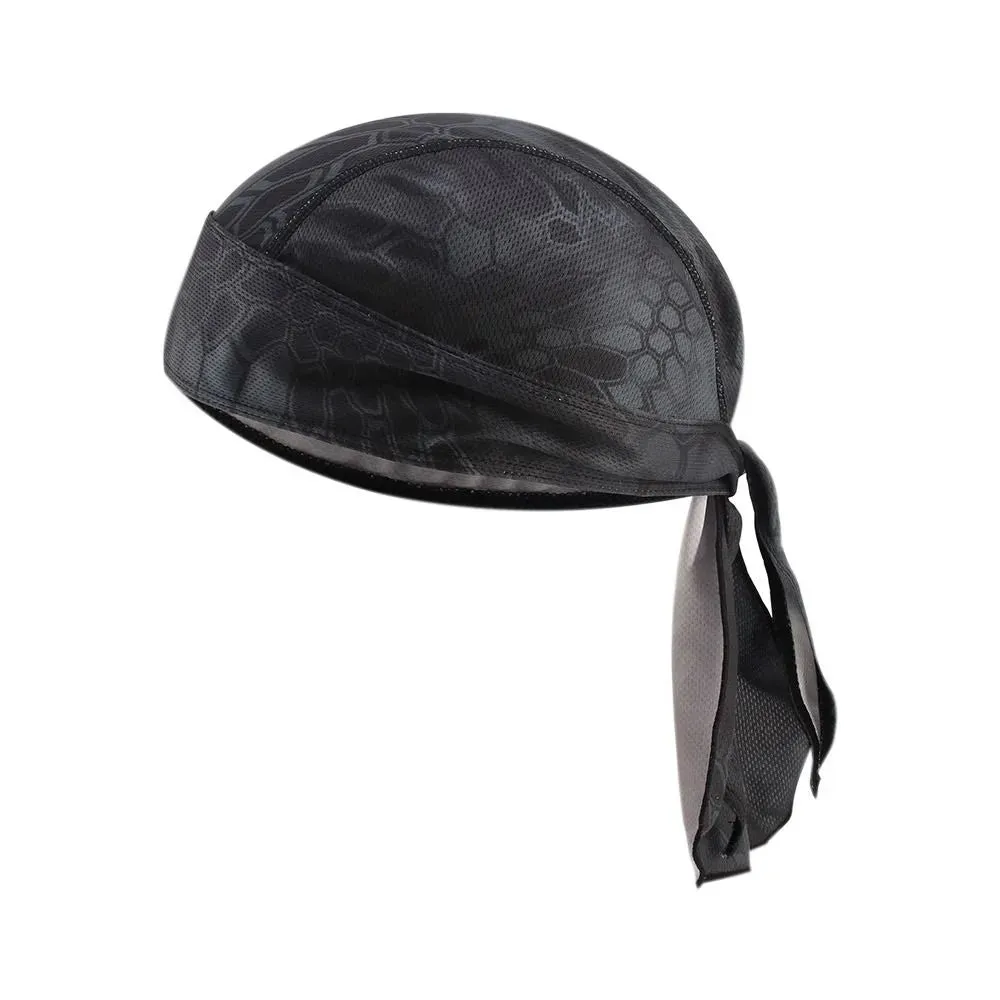 Quick Dry Camo Cycling Cap Head Scarf Summer Men Running Riding Bandana Headscarf Camo Printing Cap Headband Men Head Scarf